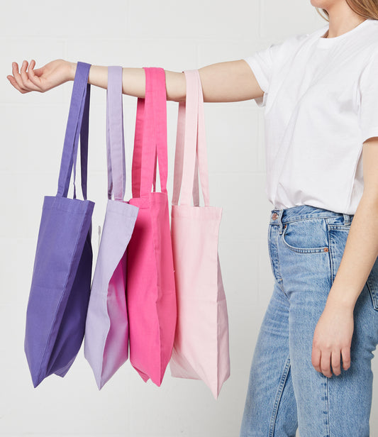 Blank Long Handled Tote Bag