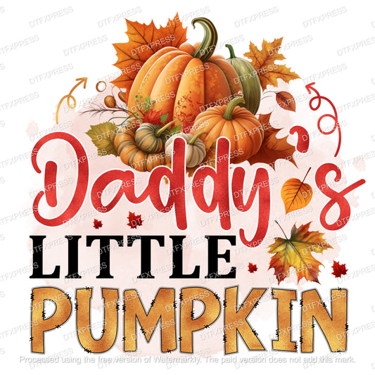 Daddy's Little Pumpkin HALLOWEEN0068