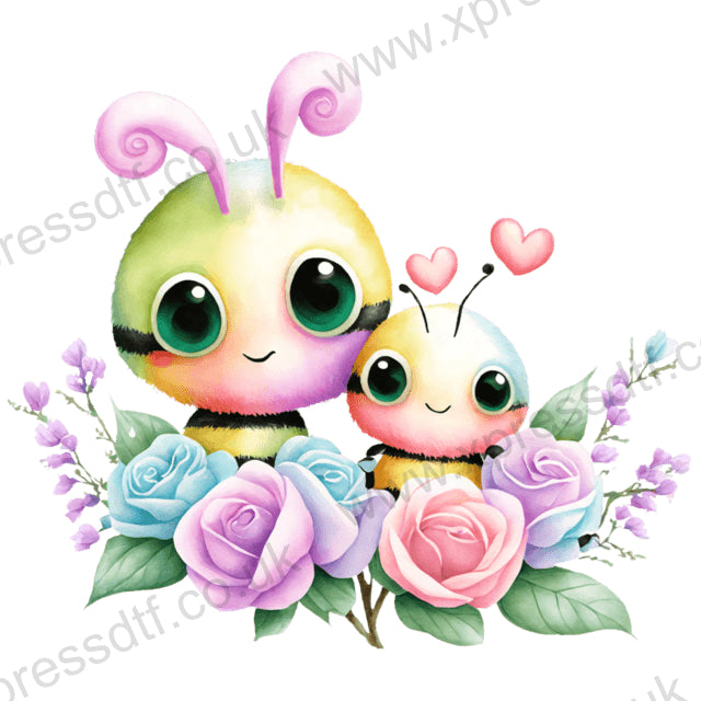 Cute Mother & Child Bees MOT001