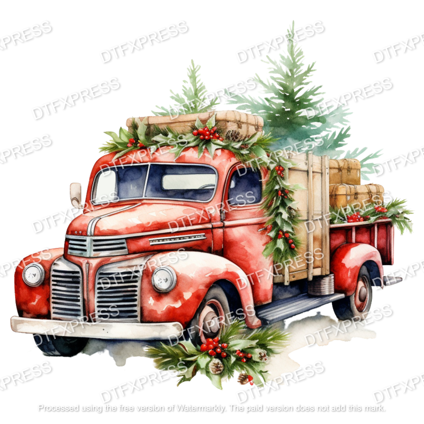 Festive Truck XMAS0031