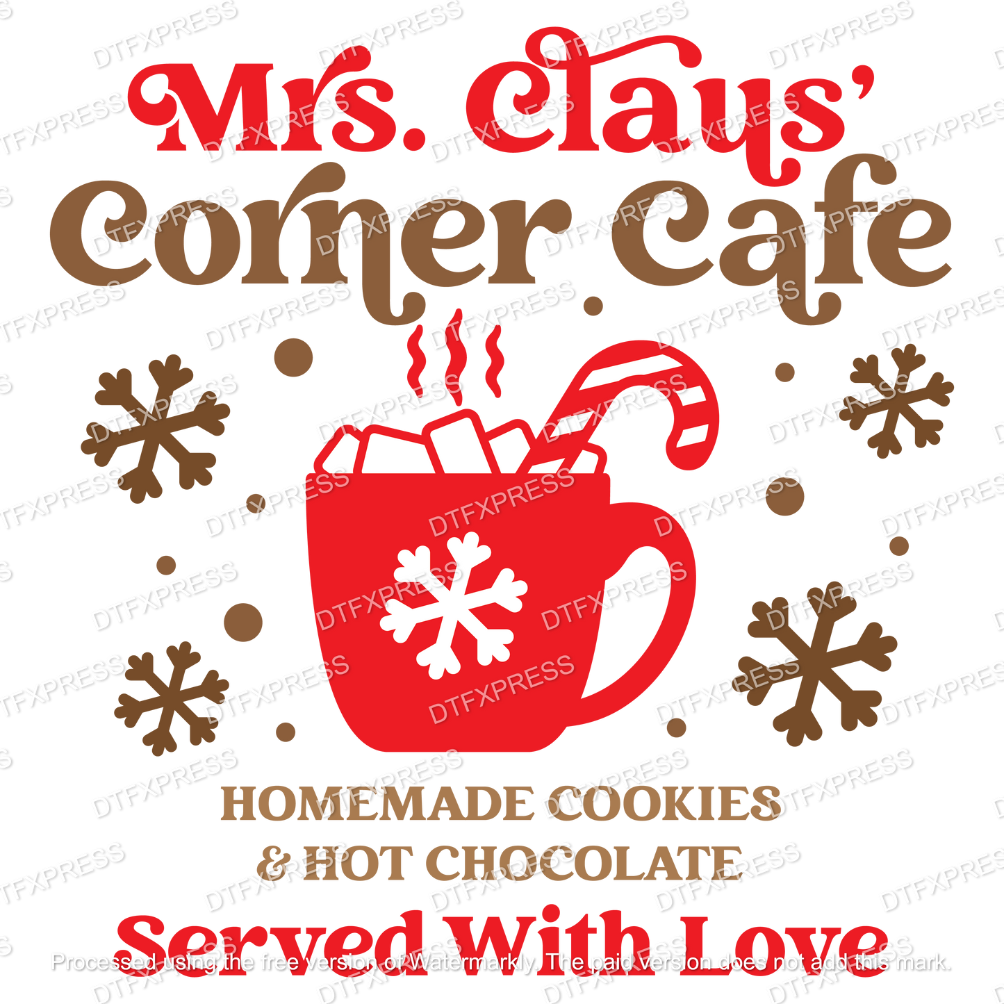 Mrs Claus' Corner Cafe XMAS0195