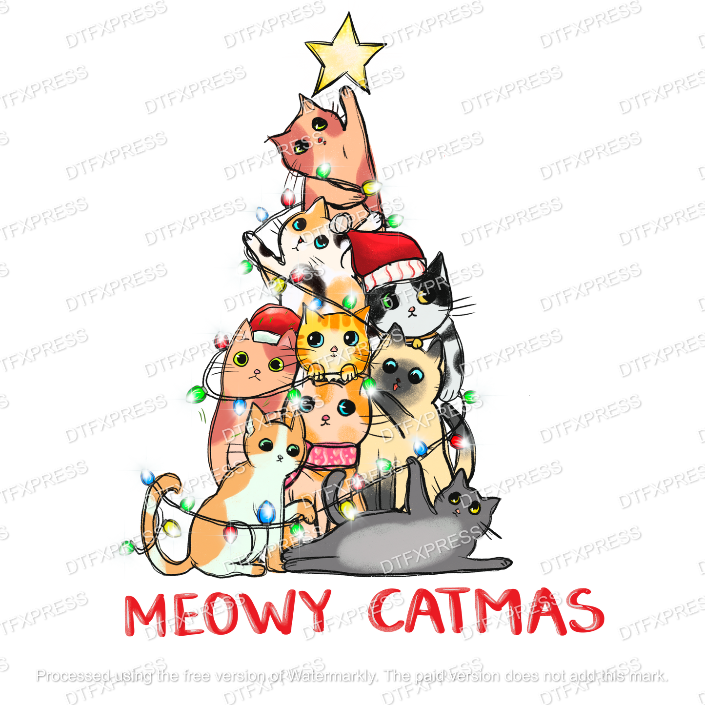 Meowy Catmas XMAS0208