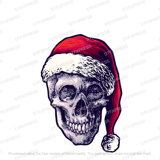 Festive Skull XMAS0212