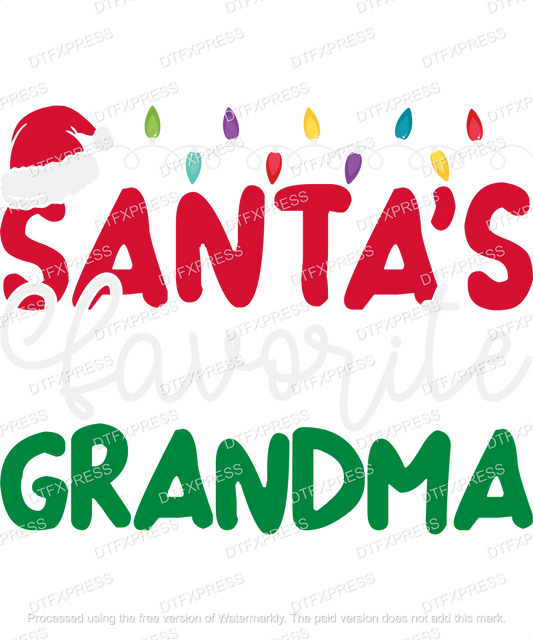 Santa's Favorite Grandma XMAS0217